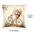 thumbnail image 3 of Lksixu Throw Pillow Covers, 18x18 Inch Peony Flowers Print Pillow Cases with Zipper, Soft and Breathable Velvet Pillowcases, Farmhouse Decorative Cushion Covers for Couch Sofa Bedroom & Living Room, 3 of 5