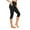 Black, variant on Women Yoga Capris High Waist Tummy Control Pockets Workout Running Fitness Leggings Female
