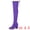 Purple, variant on DARING DIVA Women's Rounded Toe Chunky Heel Over The Knee High Boots Purple 8.5