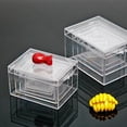 thumbnail image 5 of Clear Plastic Storage Box Rectangular Transparent Organizer for Specimen Display Jewelry Desktop Home Organization 9 Sizes, 5 of 9