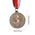 thumbnail image 4 of Medalla 5 Cm Premios Oro/plata/bronce para Juegos Pelota (cobre), 4 of 4