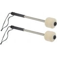 thumbnail image 1 of piezas de baqueta de tambor de bajo con accesorio de percusión de cabeza de fieltro de lana, baqueta de tambor baqueta de tambor martillo de tambor baqueta de tambor Wh, 1 of 5
