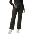 thumbnail image 1 of Pantalones de maternidad de mujer INSPIRE CHIC con cintura elástica, cordón, sobre el vientre, de pierna ancha, con bolsillos, L, negro, 1 of 6