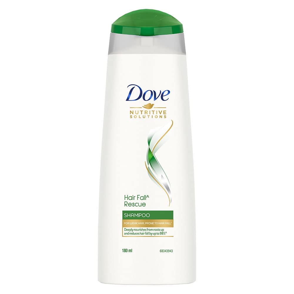penge Meget rart godt muggen Dove Hair Fall Rescue Shampoo For Weak Hair, Prevent Hair Fall - 180 ml -  Walmart.com