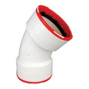 Charlotte Pipe & Foundry 4792966 2 in. Hub x 2 in. Dia. Hub Connectite Schedule 40 45 deg PVC Bend Elbow
