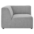 thumbnail image 3 of Modway Bartlett Upholstered Fabric Corner Chair in Light Gray, 3 of 7