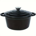 thumbnail image 6 of 4.5QT Enameled Cast Iron Dutch Oven - Oven Safe to 500°F - Pre-Seasoned for Stews, Bread, Roasts - Nonstick with Dual Handles - Orange, 6 of 12
