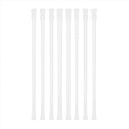 thumbnail image 2 of 16 Small Tension Rods 15.7 Inch to 28 Inch Spring Extendable Curtain Curtain Shower Curtain Telescopic Rod White, 2 of 8