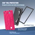 thumbnail image 3 of Case for Samsung Galaxy Tab A8 10.5 inch 2022 Model (SM-X200/X205/X207) Multiple Protection Contrast Color Shockproof Cover With Stand, 3 of 8