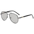 thumbnail image 4 of Mens Polarized Sunglasses UV400 Protection Metal Frame TAC Lens Enhanced Clarity 99 Percent Visible Light Transmission, 4 of 8