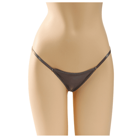 Fulorrnie Underwear for Women Seamless G String No Show Thong Panties Banded Waist Stretchable Panty  Grey  L