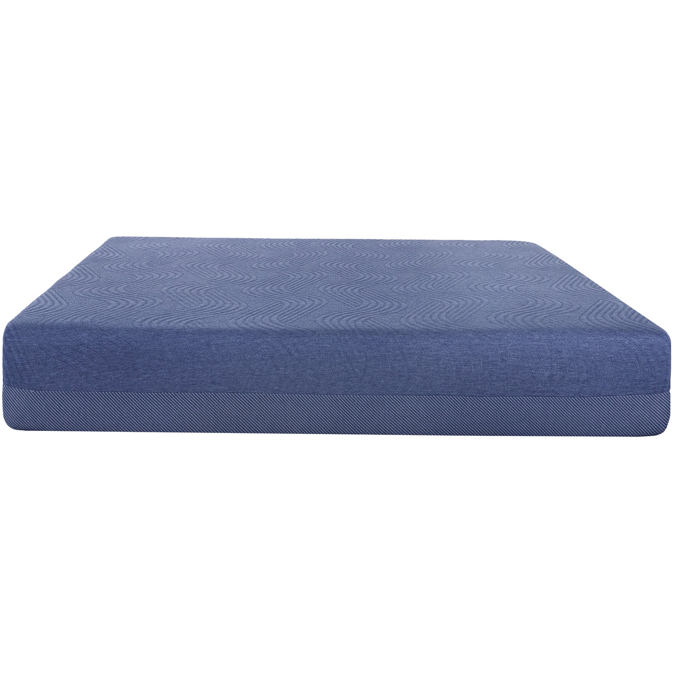 JERFIT 12 Inch King Size Mattress, Blue-Gray Memory Foam Bed in a Box, Medium Soft Feel with CertiPUR-US Certified Foam for Support Pressure Relief