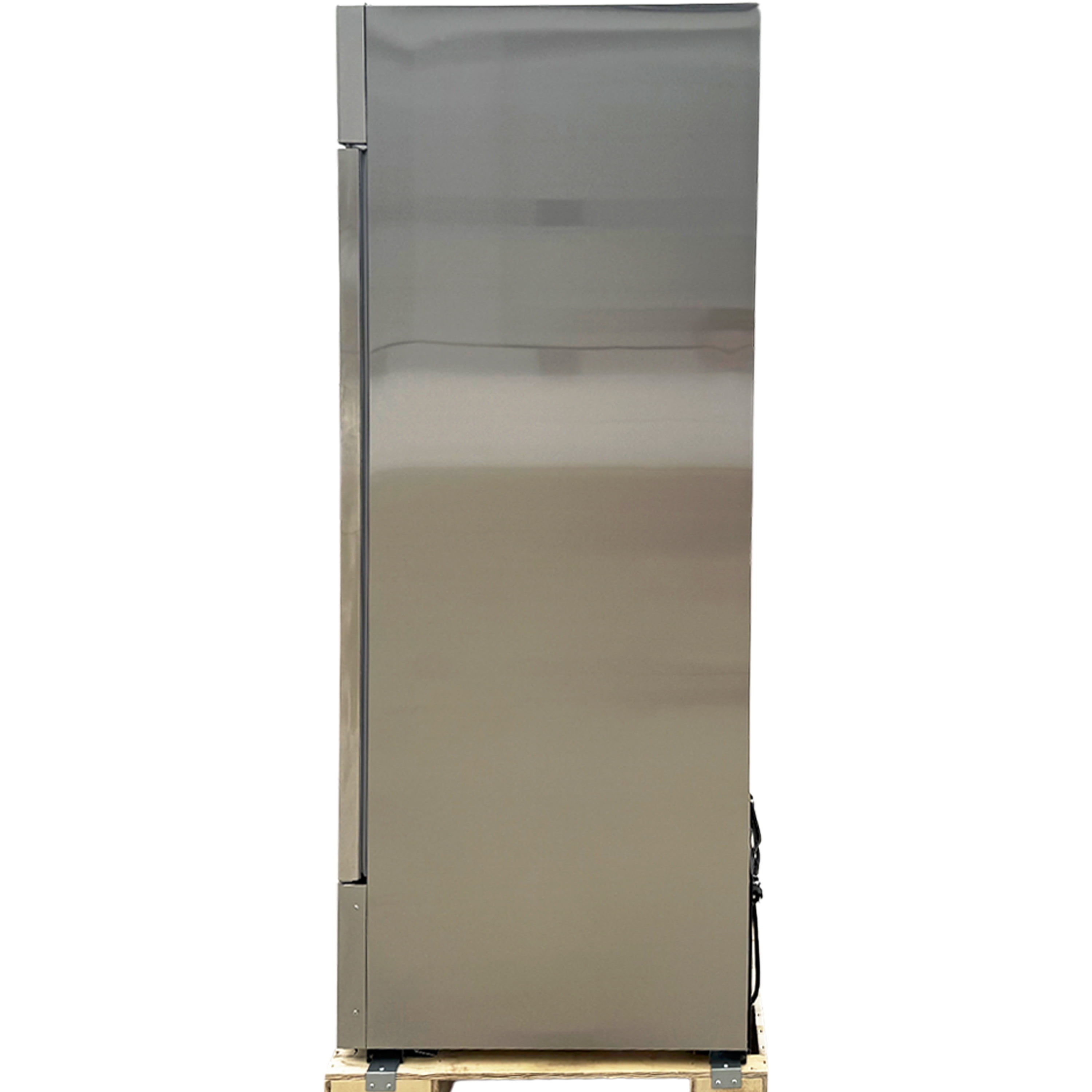 NSF 27''W Glass Door Refrigerator, 20 Cu.Ft. Stainless Steel Commercial Refrigerator