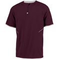 thumbnail image 1 of Pull à Manches Courtes pour Adultes&44; Marron & Blanc - Extra Large, 1 of 1
