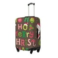 thumbnail image 2 of Bingfone Ho Ho Ho Merry Christmas Luggage Cover Washable Suitcase Cover Protector Anti-scratch Suitcase cover Fits 18-32 Inch Luggage (No luggage included), 2 of 8