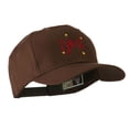 thumbnail image 5 of Christmas Noel with Stars Embroidered Cap - Brown OSFM, 5 of 5
