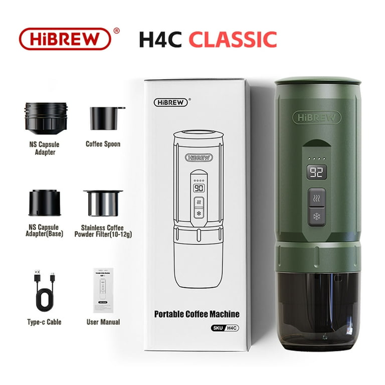 HiBREW H4C Portable Espresso Machine, 20Bar Wireless Coffee
