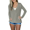 thumbnail image 4 of Cotton Cardigans for Womens Open-Front Front Button Crochet Sweaters Loose Fitted Kimono Cover Ups Athletic Stretch Ultra Soft Textured Kimono Cover Ups Jackets, 4 of 7