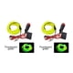 thumbnail image 3 of Riwesomey Tira de luces LED para iluminación Interior de coche de 3M, guirnalda de decoración, tubo de cuerda de alambre, luz de neón flexible con Verde fluorescente 2piezas Riwesomey CBP050228, 3 of 6