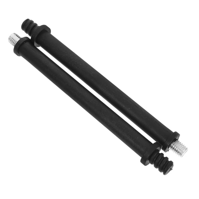 OUNONA 2Ud Mango Para Cepillo De Limpieza Mango Intercambiable De Plástico Color Negro