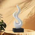 thumbnail image 6 of WLPZXP Modern Flame Statue Aesthetic Gift Abstract Sculpture for Bedroom White, 6 of 9