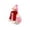 D 7 inch, variant on PYURTEP Christmas Porch Goose Outfits, 7 inch Santa Claus Clothing Suit, Decorative Reusable Goose Outfits for Statue Christmas Desktop Decor
