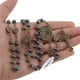 thumbnail image 5 of Collar con forma de rosario HanLincc, hematita, piedra negra, San Miguel, 5 of 9