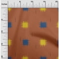 thumbnail image 1 of oneOone Silk Tabby Fabric Small Motif Ikat Print Fabric BTY 42 Inch Wide, 1 of 4