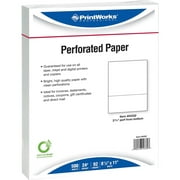 Printworks Professional Printworks Professional 8 1/2" x 11" 24 lbs. Perforated 3 3/4" Paper