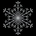 thumbnail image 2 of Women's Lost Gods Christmas Snowflake  Graphic Tee Black Small, 2 of 4