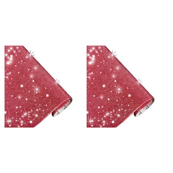 Speravity Hojas de diamantes de imitación con adhesivo de buena artesanía, suministros decorativos, decoraciones de coche para teléfono rojo (12*20CM) Type2 NO2 Speravity CBP224048