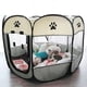 thumbnail image 5 of Casa portátil para Perros, jaulas para perros grandes y pequeños, casas para perros al aire libre, parque infantil para interiores, tienda de cama plegable para cachorros y gatos (73cm x 43cm), 5 of 5