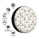 thumbnail image 4 of Fotbe easter Funda de Llanta de Repuesto con Estampado, Engrosada, Ajuste Universal para Jeep, Remolque, RV, SUV, Camión-15 inch, 4 of 6