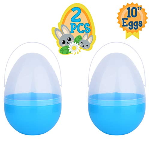 The Perfect Size For Playoly 1 Blue Jumbo 10Inch Easter Egg with Handle