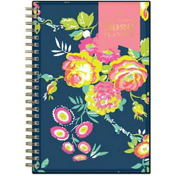 Blue Sky  Peyton Navy Weekly & Monthly Planner, Floral