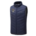 thumbnail image 4 of REORIAFEE Heating Vest Electric Heated Warm Unisex with 9 Heating Zones Heated Coat without Power Bank USB Rechargeable Washable Lightweight Battery Not Included Winter Waistcoat Navy M, 4 of 6