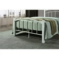 thumbnail image 4 of Hodedah Complete Metal Platform Bed w/ Headboard & Footboard Twin Size in White, 4 of 5