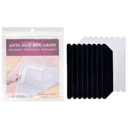 Anti Slip Rug Grippers Non Curling Rug Pad, Renewable Gripper Tape Anti Slip Rug Pad Rugs Carpet Tape Hard Floors 16 Pc