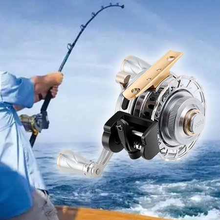 koolsoo Raft Fishing Reel Fishing Tool for Outdoor Adventures Ice Fishings Saltwater