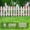 White, variant on Garden Fence with Fence Insert White Plastic Fence Garden Picket Fence Edgings Lawn Flowerbeds Plant Borders Decorative Garden Yard