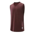 thumbnail image 5 of kpoplk Men's Tank Tops Cotton Sleeveless Casual Classic T Shirts ,4XL, 5 of 6