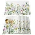 thumbnail image 3 of Spring Flower Vanilla Wildflower Table Runner Home Wedding Table Flag Mat Centerpieces Decoration Party Dining Long Tablecloth, 3 of 7