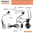 thumbnail image 2 of SYLVANIA Two Light Output LED Wiring Harness - 12V On Off Switch Power Relay, Blade Fuse, Power Two Light Sources, Off Road Lights, LED Work Light, for Truck, Boat, ATV, UTV, SUV, 4x4 (1 PC), 2 of 7