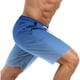 thumbnail image 4 of Pantalones Cortos de la Cintura Elástica con Bolsillos de la Moda Casual de los Hombres con Poliéster Transpirable de Secado Rápido, Pantalones de Playa de la Cintura Elástica de Varios Bolsillos par, 4 of 5