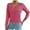 Hot Pink, variant on QTBIUQ Sweater Cardigan Sweaters Womens Solid Color V-neck Knitted Sweater Button up Cardigan Top Green