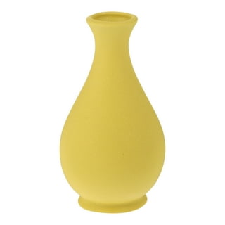 Juice Wide vase 22 cm, yellow