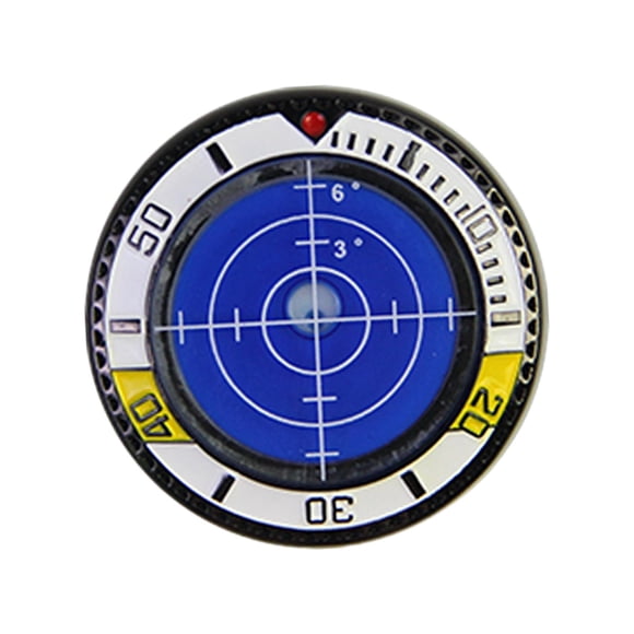Golf Putting Green Reader Marcador de pelota de golf Marcadores de golf Nivel de burbuja redonda Ayuda de entrenamiento de golf para hombres y mujeres Azul