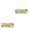 thumbnail image 3 of Letrero de madera Wosthever Luz LED Navidad 2piezas, 3 of 5
