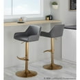 thumbnail image 6 of LumiSource Daniella Adjustable Barstool - Set of 2, 6 of 11
