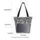 thumbnail image 3 of Fotbe Zebra Bolsa de Playa con Estampado, Bolsa de Hombro, Bolsa de Mano Espaciosa, Bolsa de Viaje Ligera, Bolsa de Compras Versátil, 3 of 6
